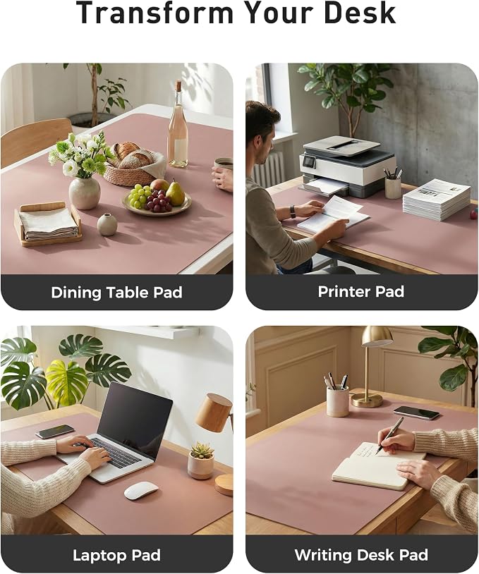 Aothia Faux Leather Desk Mat - Image 6