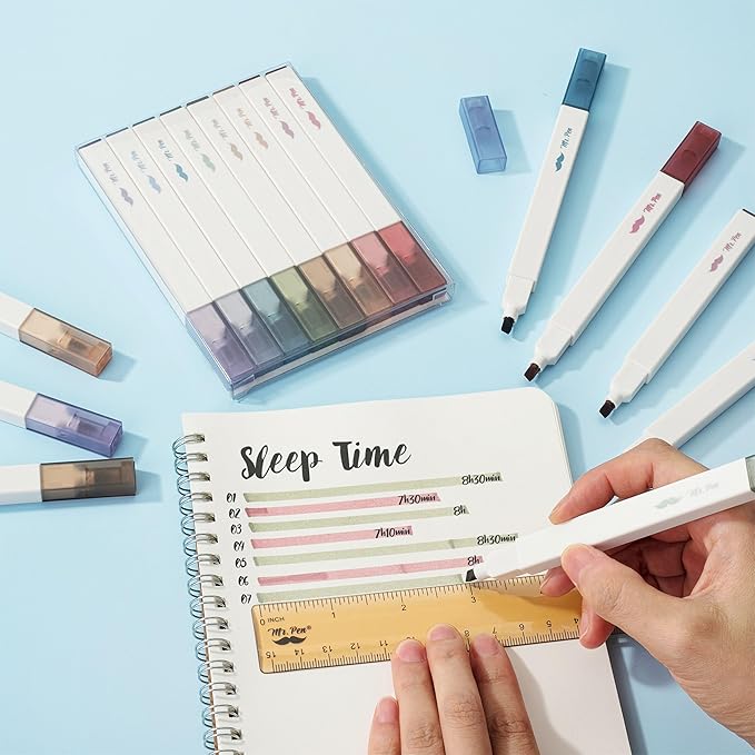 Mr. Pen- Aesthetic Bible Highlighters No Bleed Through Assorted Color | 8 pcs - Image 6