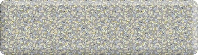 GelPro Anti-Fatigue Designer Comfort Kitchen Floor Mat Orchard Grey Lake 20x72-DeskLoop Office