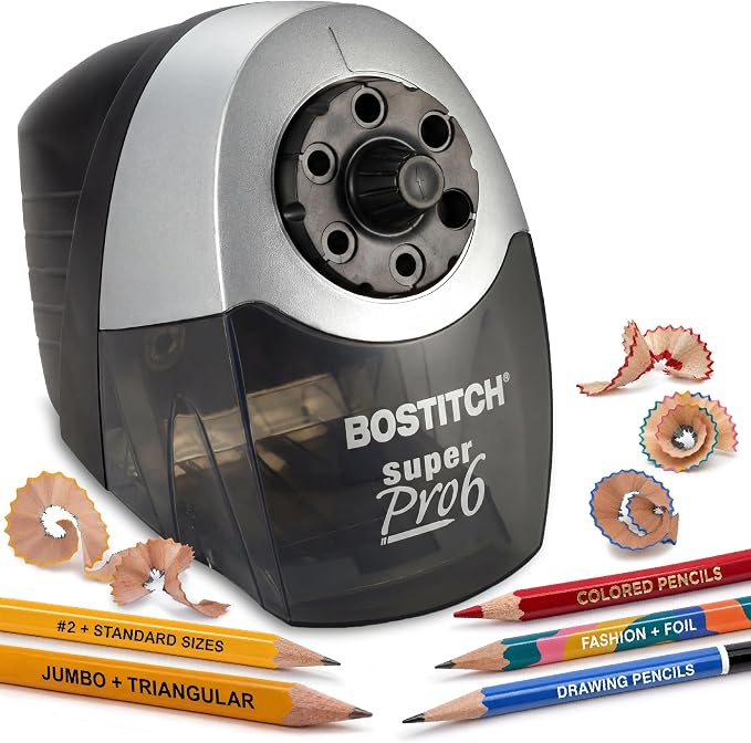 Bostitch Office SuperPro 6 Commercial Electric Pencil Sharpener, Heavy Duty by BostitchOfficeProducts
