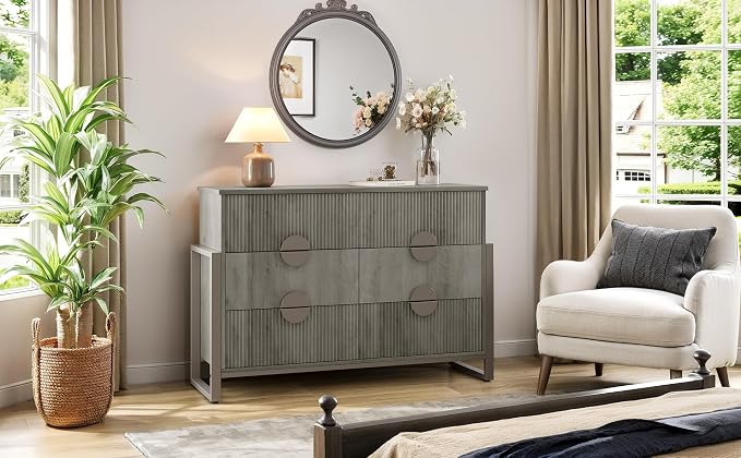 LGHM Fluted Dresser for Bedroom - Image 6