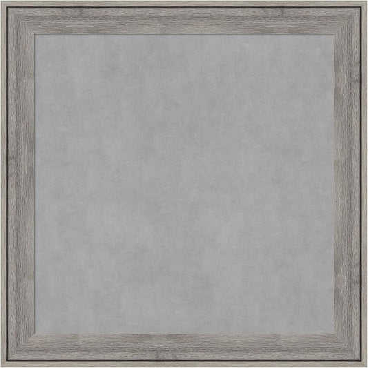 Amanti Art Grey Framed Magnetic Board 29x29 Medium Vision Board by AmantiArt