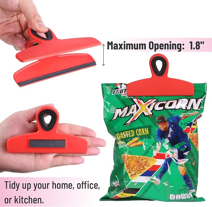 Mr. Pen- Magnetic Bag Clips, 4 Pack, Durable Plastic - Image 6