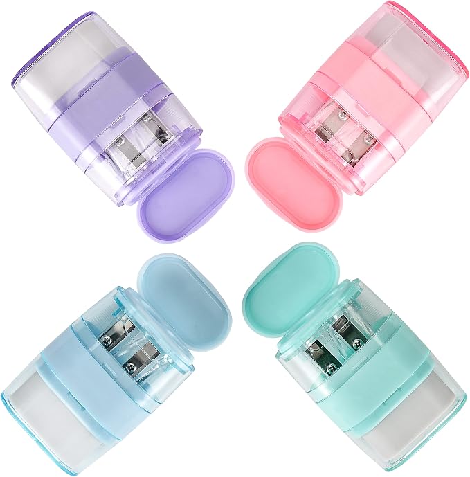 4 PCS Manual Pencil Sharpener - Image 6