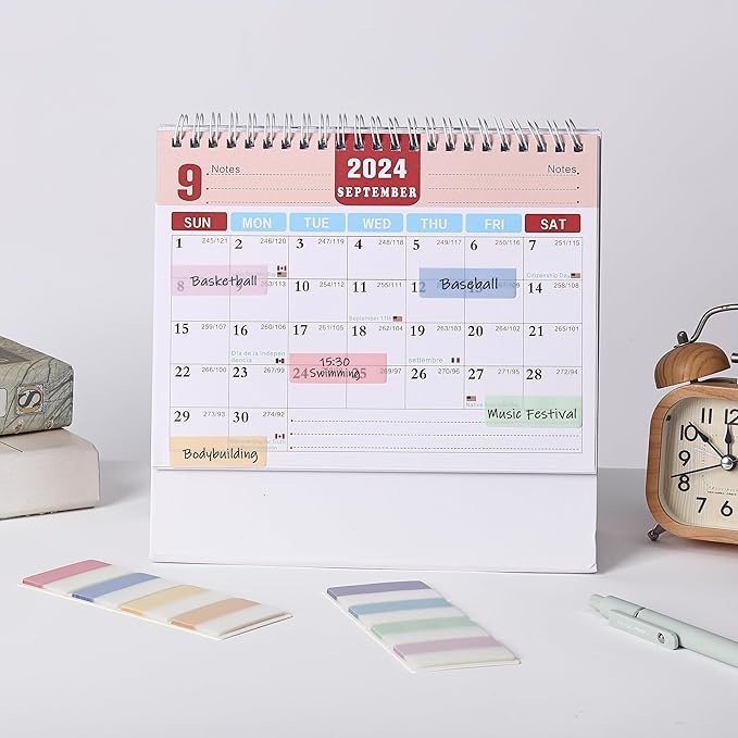 Mr. Pen- Sticky Index Tabs, 240 Pcs, Colorful Sticky Tabs for Notebooks, Page Markers, Page Tabs for Binders, Page Tabs Sticky Tabs for Books, Notebook Tabs, Book Sticky Tabs for Notebooks-DeskLoop Office