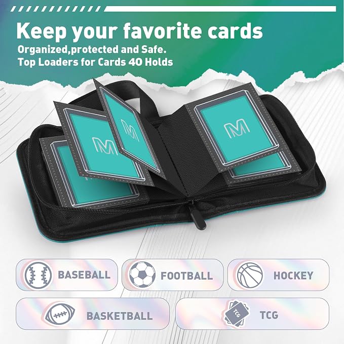1 Pocket Toploader Binder Holds 40 Cards - Image 2