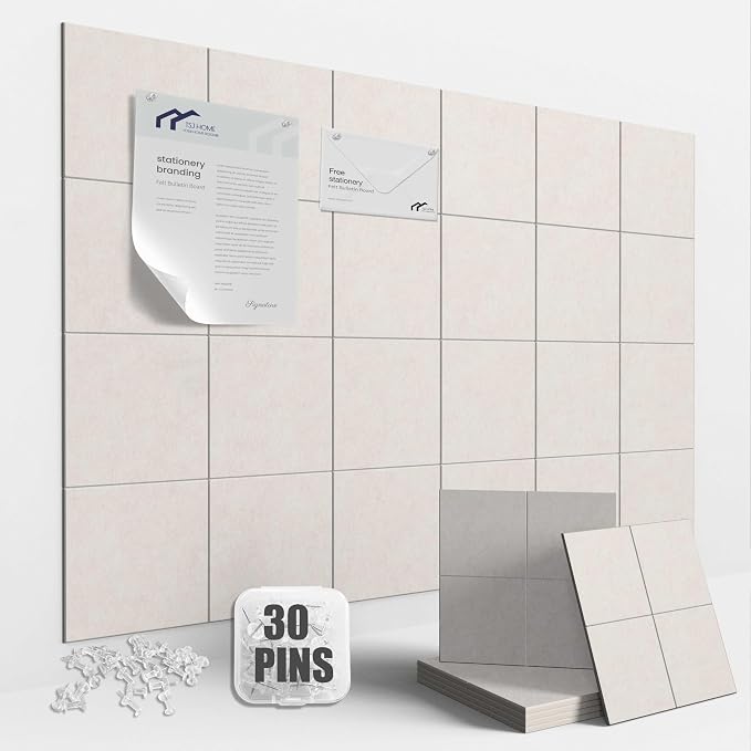 Large Felt Cork Board Alternative by TSJHOME