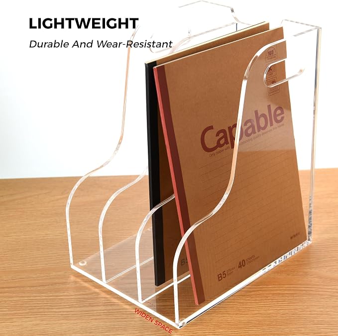 3 Vertical Compartments File Holder - Image 5
