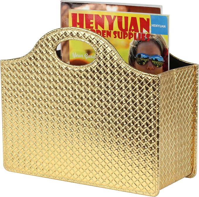 HofferRuffer Magazine Basket Holder, Foldable Magazine Rack, Document File by HofferRuffer