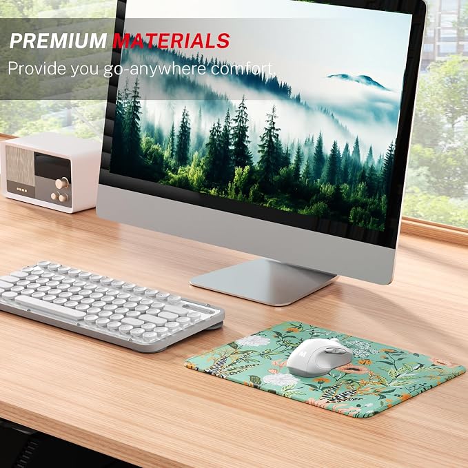 MROCO Essential Office & Gaming Mouse Pad, 8.5 x 11 Inch, Garden Whispers | - Image 6