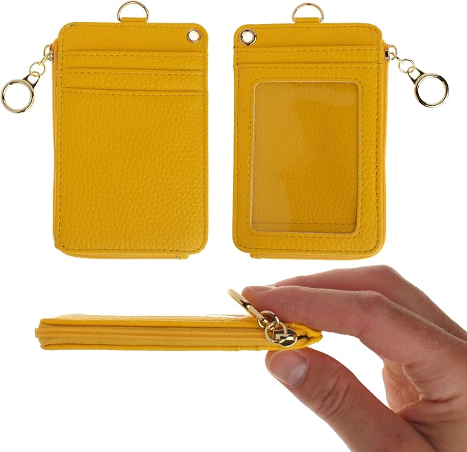 Mondo Designs 2-in-1 ID Badge Holder & Lanyard Wallet - Image 2