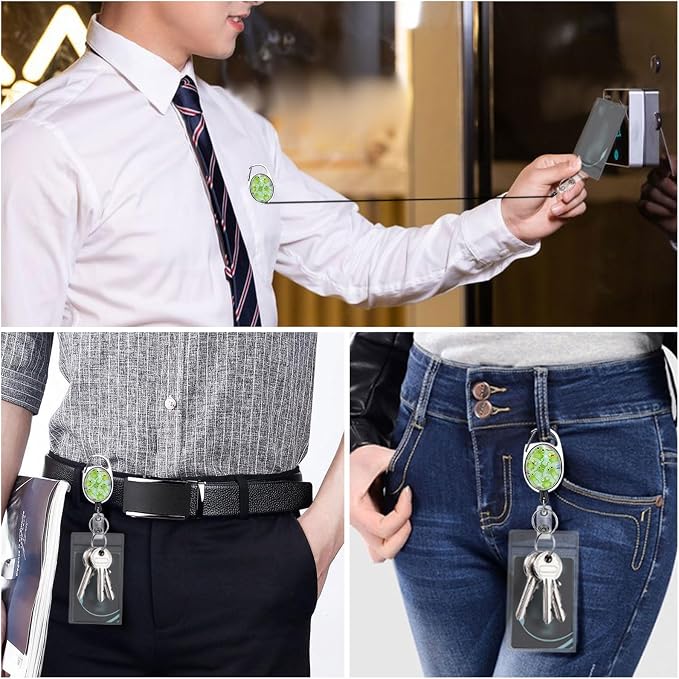 Cute Frog Lanyards for Id Badges, Retractable ID Badge Holder - Image 3
