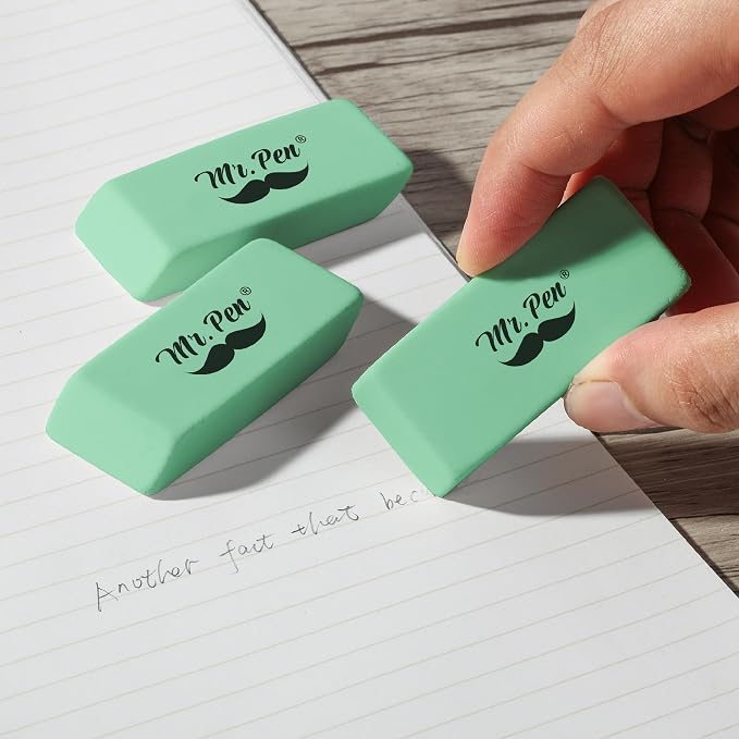 Mr. Pen- Pencil Eraser, 12 Pack, Art Sketching, Clean Smudge-Free Correction - Image 3