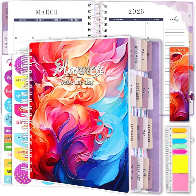 Planner 2026-2027, 18 Months Large Academic Daily Weekly Monthly Organizer | by Arundhati