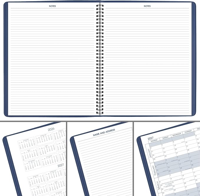 AT-A-GLANCE 2027 Planner, 15-Month Jan-Mar, Unruled Daily Blocks - Image 6