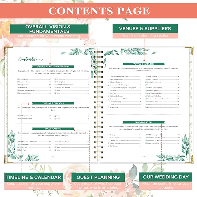 Wedding Planner Book and Organizer - Image 4