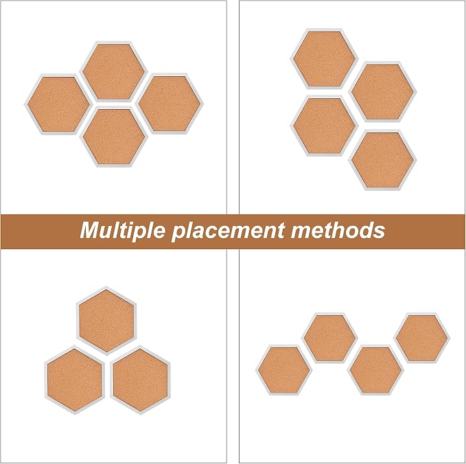 Facilife 4 Packs Cork Board, Corkboards - Image 9