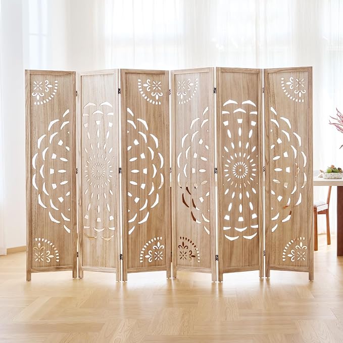 66.9Inch Wooden Room Partition - Image 7