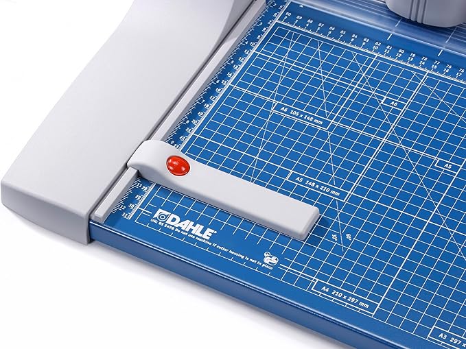Dahle 440 Premium Rotary Trimmer, 14" Cut Length, 30 Sheet Capacity, Self-Sharpening, Automatic Clamp, German Engineered Paper Cutter-DeskLoop Office