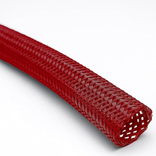 Electriduct 1/2" Hook Self Closing Sleeve Braid Wrap Around Sleeving Flame by Electriduct