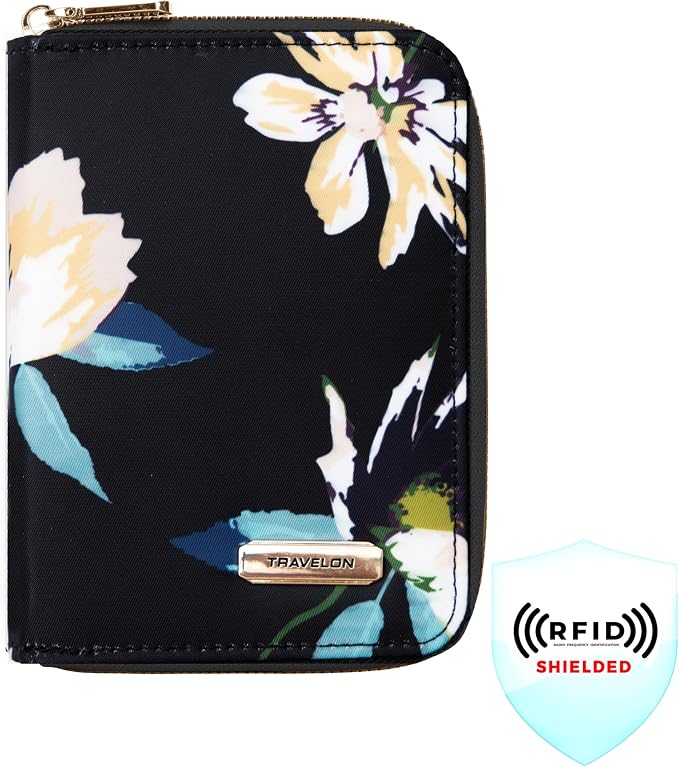 Travelon RFID Blocking Passport Zip Wallet - Image 2