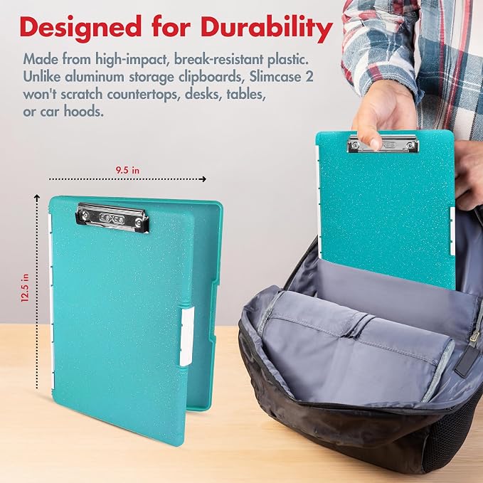 Dexas Slimcase 2 Plastic Clipboard - Image 3