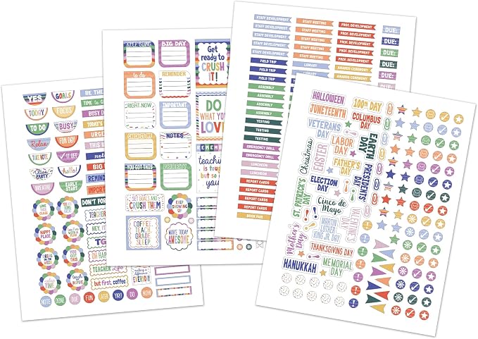 Teacher Created Resources Color Crush Teacher Plan Book - Image 4