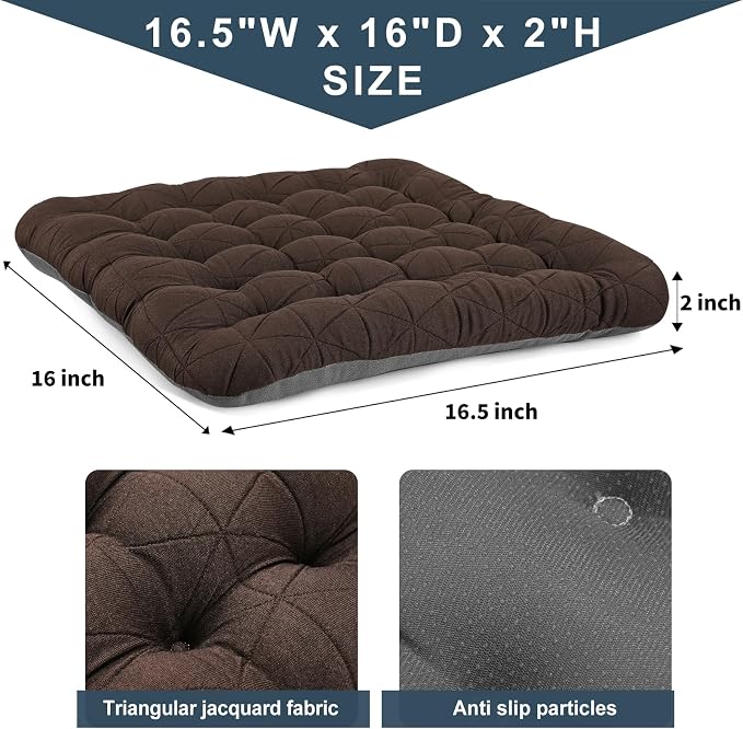 BUYUE Good Support Office Chair Cushion, Luxury Jacquard - Image 3