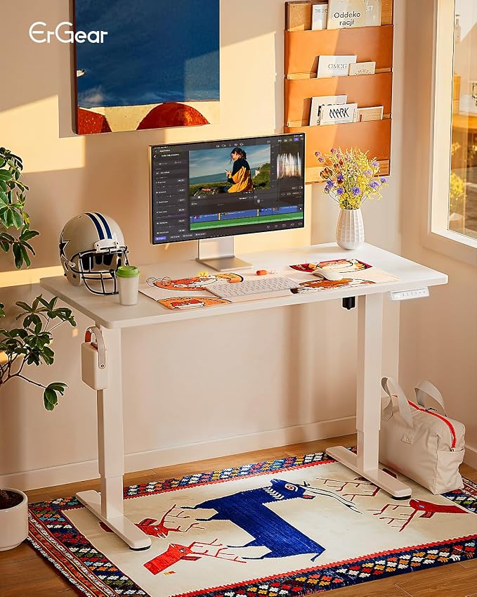ErGear Height Adjustable Electric Standing Desk, 31.5 x 18.9 Inches Sit Stand - Image 2