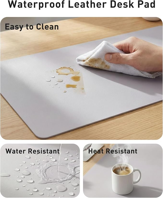 Aothia Faux Leather Desk Mat - Image 7