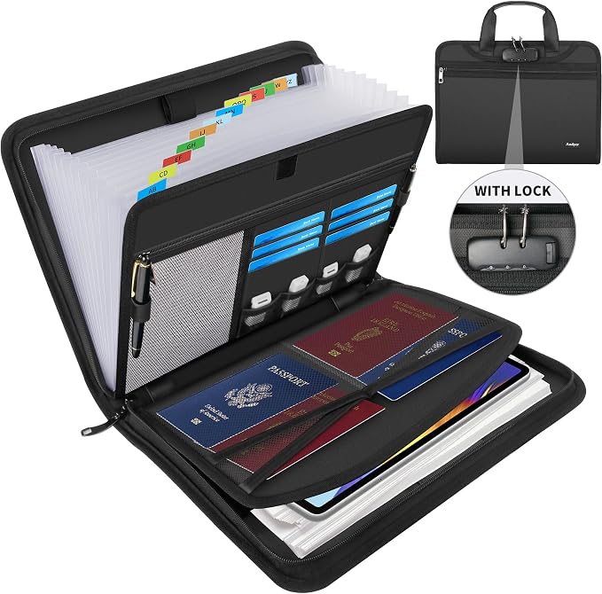 Andyer Fireproof Accordion File Organizer by Andyer