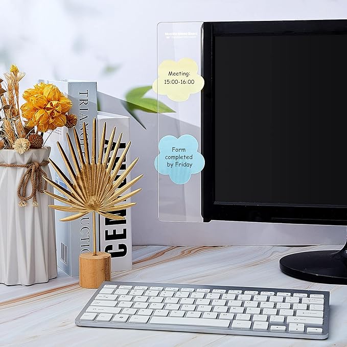 Zonon 24 Pieces Computer Monitor Notes Screen Monitor Memo Board Sticky Note - Image 5