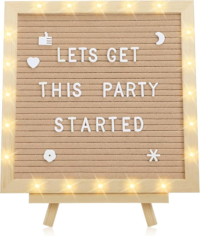 Changeable Felt Letter Board by ANPHSIN