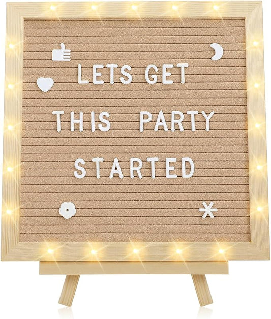 Changeable Felt Letter Board by ANPHSIN