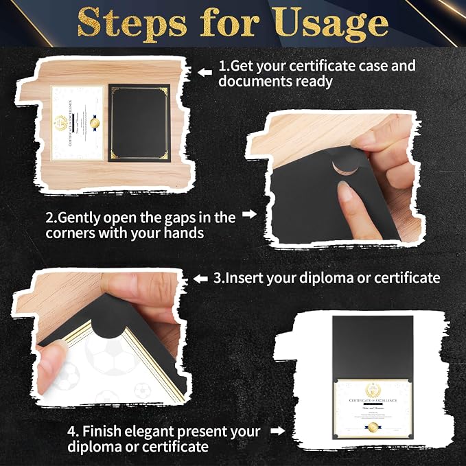 10 Packs Certificate Holders, Diploma Holders, Certificate Folders - Image 7