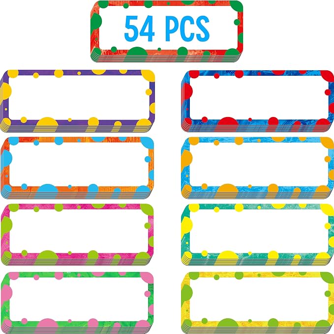 Magnetic Colorful Labels by SpriteGru
