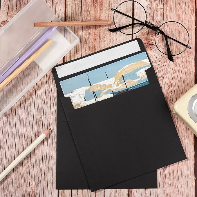 50 Pack 6 x 6 Square Envelopes Self Seal, Greeting Cards, Announcements - Image 5