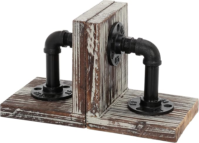 MyGift Decorative Bookends, Office Book Ends - Image 3