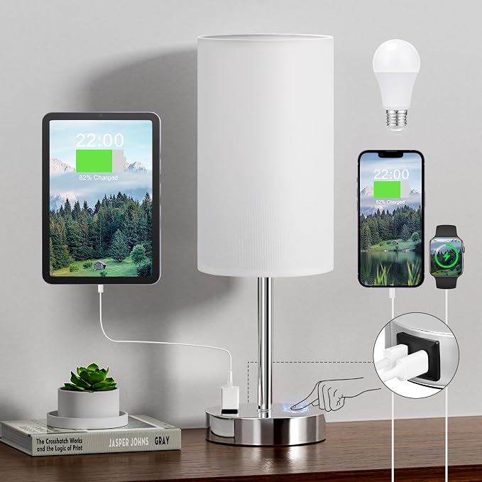 Fenmzee Touch Bedside Lamp - Image 8