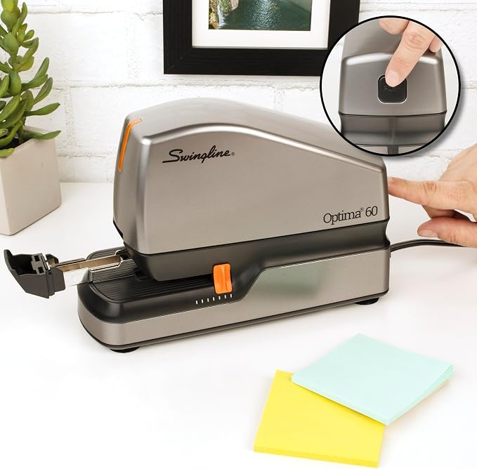 Swingline Electric Stapler, 60 Sheet Capacity, Optima 60, Jam Free, Auto or - Image 3