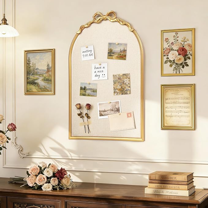 AELS Large Vintage Arched Bulletin Board - Image 2