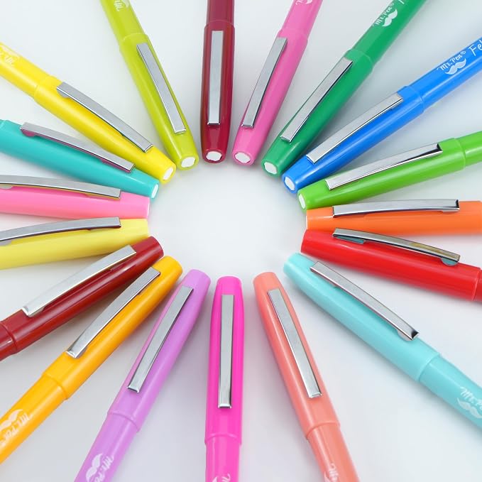 Mr. Pen- Felt Tip Pens, 36 Pack, 0.7 mm, Colorful Felt Tip Pens, Fast Dry | No - Image 6