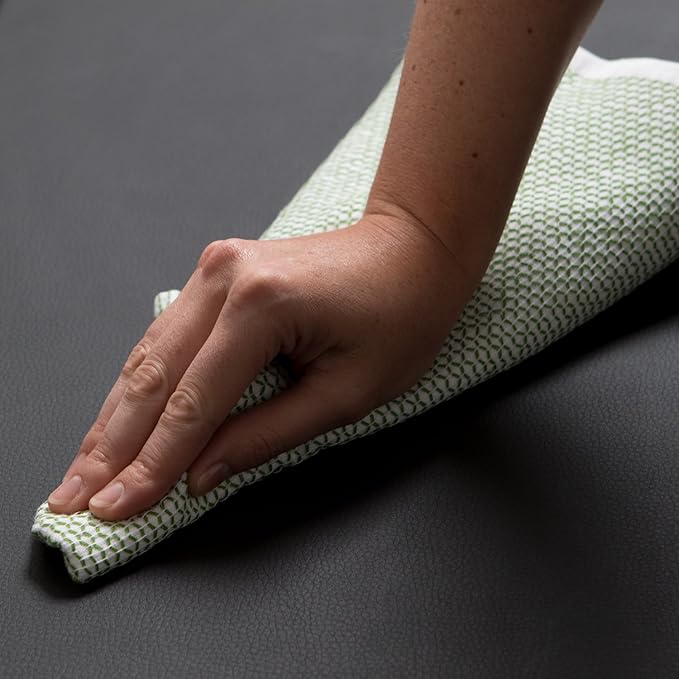 GelPro NewLife Designer Comfort Ergo-Foam Anti-Fatigue Kitchen Floor Mat, 20"x32", Leather Grain Jet-DeskLoop Office