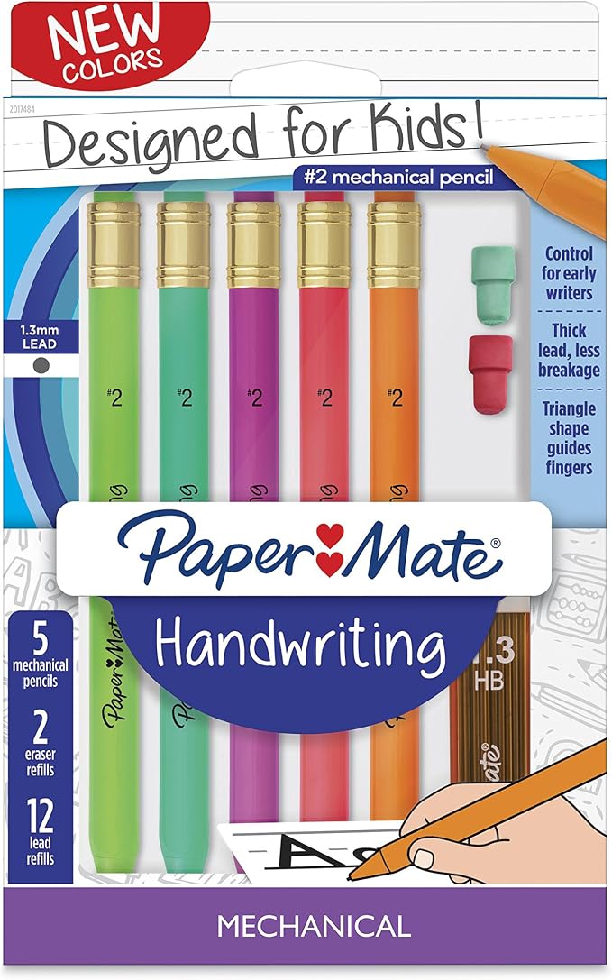 Paper Mate Handwriting Triangular Mechanical Pencil Set by Unknown