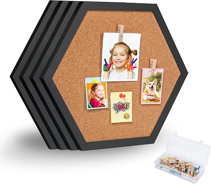 Facilife 4 Packs Cork Board, Corkboards by Facilife
