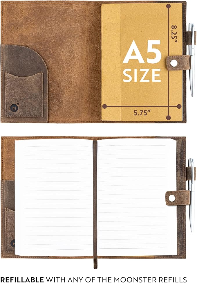 moonster Refillable Psalm 46:10 Bible Verse Embossed Journals - Image 5