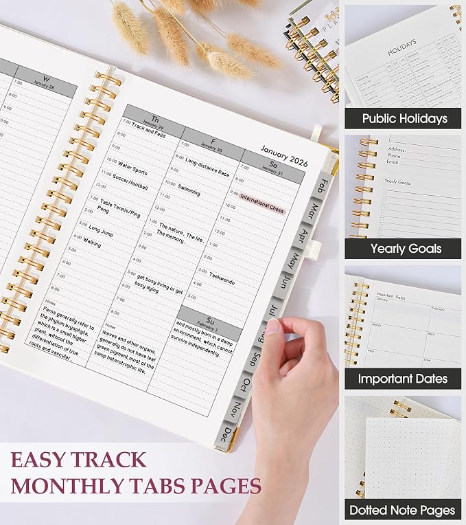 2026 Planner, Weekly and Monthly Calendar Planner from January 2026 - Image 6