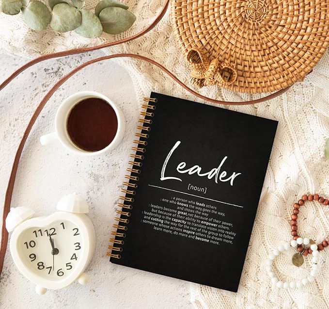 OXW Meeting Notebook for Work, Leadership Gifts, Employee Appreciation Gifts, Journals for Writing, Thank You Gifts for Women Men Coworkers Mentor Boss Supervisor Teacher(5.5'' X 8.3'')