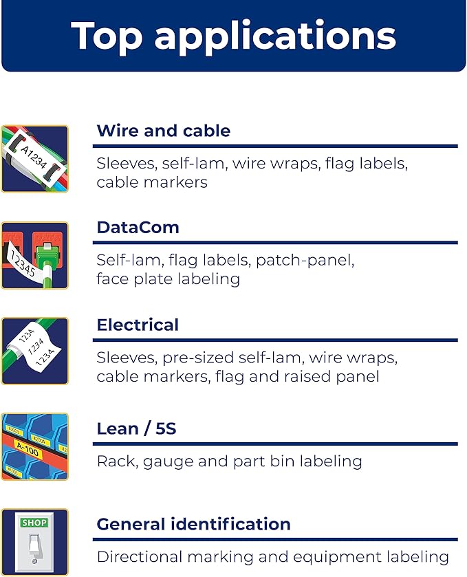 Brady M211 Portable Bluetooth Monochrome Label Printer, Yellow/Black-DeskLoop Office