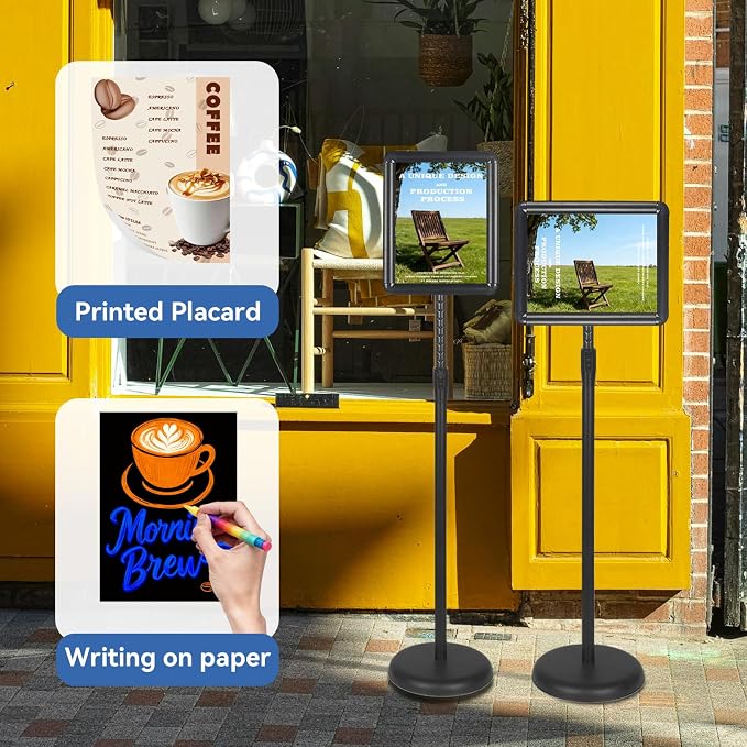 HUAZI 3PACK Sign Stand Holder Floor Sign Holder - Image 6